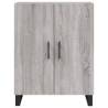 Stylish Highboard Grey Sonoma 69.5x34x180 cm | HipoMarket