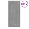 Roof Panels 12 pcs Galvanised Steel Silver 100x45 cm Colour silver Size 100 x 45 cm Quantity in Package 12 