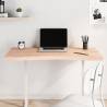 Solid Wood Beech Desk Top 110x(50-55)x4 cm - Hipomarket