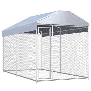 Outdoor Dog Kennel with Canopy Top - Safe & Versatile | HipoMarket