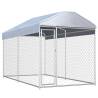 Outdoor Dog Kennel with Canopy Top 382x192x225 cm Size 382 x 192 x 225 cm Quantity in Package 1 With roof yes 