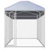 Outdoor Dog Kennel with Canopy Top - Safe & Versatile | HipoMarket