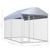 Outdoor Dog Kennel with Canopy Top - Safe & Versatile | HipoMarket