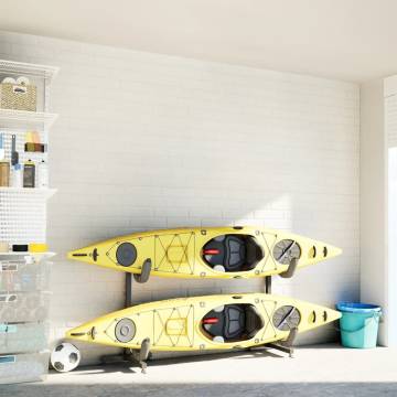 Kayak Storage Rack for 2 - Durable Steel & Adjustable Design