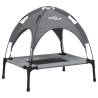 Dog Bed with Canopy - Anthracite Oxford Fabric & Steel Frame