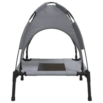 Dog Bed with Canopy - Anthracite Oxford Fabric & Steel Frame