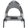 Dog Bed with Canopy - Anthracite Oxford Fabric & Steel Frame