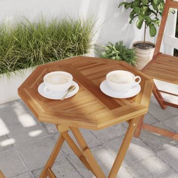 Octagonal Solid Wood Teak Table Top - 50x50 cm | HipoMarket