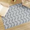 Outdoor Carpet Grey 140x200 cm PP Colour white and grey Size 140 x 200 cm Quantity in Package 1 