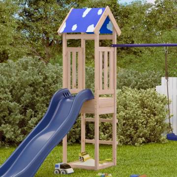 Play Tower - Solid Wood Pine - Garden Adventure - 52.5x46.5x208 cm