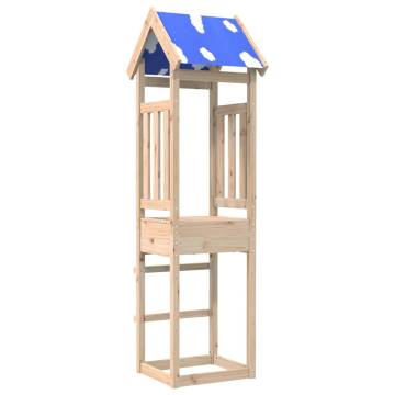 Play Tower - Solid Wood Pine - Garden Adventure - 52.5x46.5x208 cm