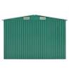 Durable Metal Garden Shed 257x489 cm - Green Storage Solution