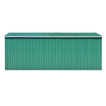 Durable Metal Garden Shed 257x489 cm - Green Storage Solution