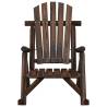 Rustic Garden Rocking Chair - Solid Wood Spruce | Hipo Market