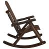 Rustic Garden Rocking Chair - Solid Wood Spruce | Hipo Market