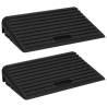 Kerb Ramps 2 pcs - Durable Rubber | Easy Access Ramps