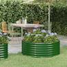 Garden Raised Bed Powder-coated Steel 100x100x36 cm Green Colour green Size 100 x 100 x 36 cm Quantity in Package 1 