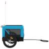 Pet Bike Trailer - Blue & Black Oxford Fabric | HipoMarket