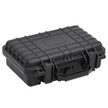 Portable Flight Case Black 30x22x10 cm - Heavy-Duty Protection