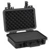 Portable Flight Case Black 30x22x10 cm - Heavy-Duty Protection