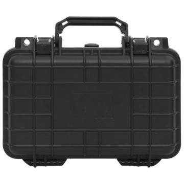 Portable Flight Case Black 30x22x10 cm - Heavy-Duty Protection