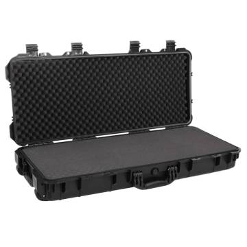 Wheeled Flight Case Black 96x42x16 cm - Heavy Duty Protection