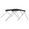 3-Bow Bimini Top Black 182x184x136 cm - Durable Protection