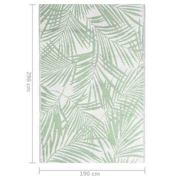 Outdoor Rug Green 190x290 cm - Stylish & Cozy