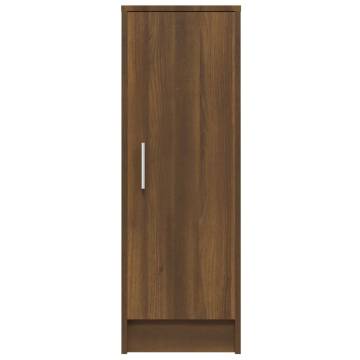 Shoe Cabinet Brown Oak - Stylish Storage Solution | HipoMarket