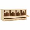 Chicken Laying Nest - 4 Compartments, Solid Pine Wood