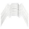 Greenhouse Clips 100 pcs W Type Galvanised Steel - Durable & Stormproo