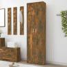 Hallway Wardrobe Smoked Oak 55x25x189 cm Engineered Wood Colour smoked oak Quantity in Package 1 Amount 