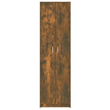 Hallway Wardrobe Smoked Oak | 55x25x189 cm Engineered Wood