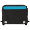 Bike Trailer Black and Blue - Durable 45 kg Iron Cargo Carrier