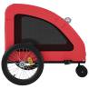 Pet Bike Trailer - Red Oxford Fabric & Iron | HipoMarket