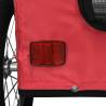 Pet Bike Trailer - Red Oxford Fabric & Iron | HipoMarket