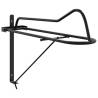 Foldable Saddle Rack - Wall Mounted Black Iron | HipoMarket