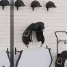 Foldable Saddle Rack - Wall Mounted Black Iron | HipoMarket