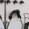 Foldable Saddle Rack - Wall Mounted Black Iron | Hipo Market