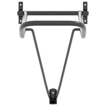 Foldable Saddle Rack - Wall Mounted Black Iron | Hipo Market