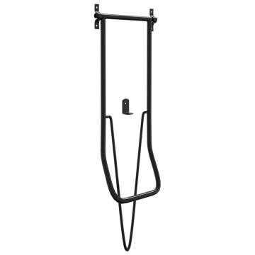 Foldable Saddle Rack - Wall Mounted Black Iron | Hipo Market