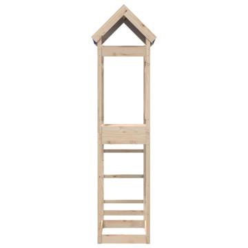 Play Tower 85x52.5x239 cm | Solid Wood Pine for Kids