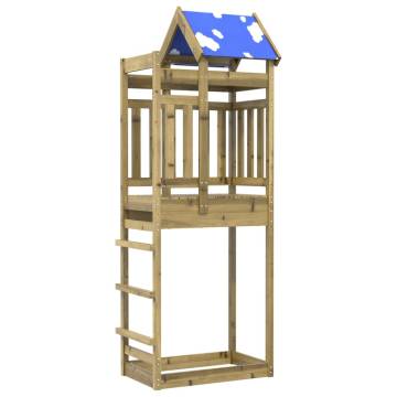 Play Tower 85x52.5 cm - Durable Pinewood Outdoor Fun