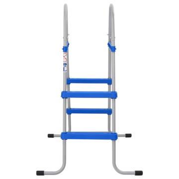 Sturdy Pool Ladder for Above Ground Pools - 84 cm Steel & Plastic