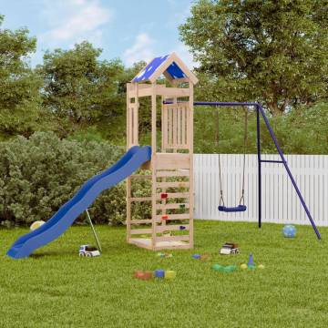 Outdoor Playset Solid Wood Pine – Fun for Your Kids!