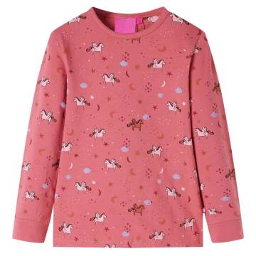 Kids' Long Sleeve Pyjamas in Old Pink - Size 128 | HipoMarket