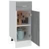 Drawer Bottom Cabinet Grey Sonoma - 30x46x81.5 cm | Hipo Market