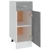 Drawer Bottom Cabinet Grey Sonoma - 30x46x81.5 cm | Hipo Market