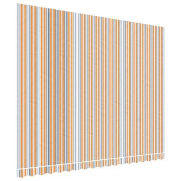 Replacement Fabric for Awning - Multicolour Stripe 4.5x3.5m