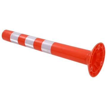 Traffic Control Bollards - 5 pcs Plastic 75 cm | HipoMarket